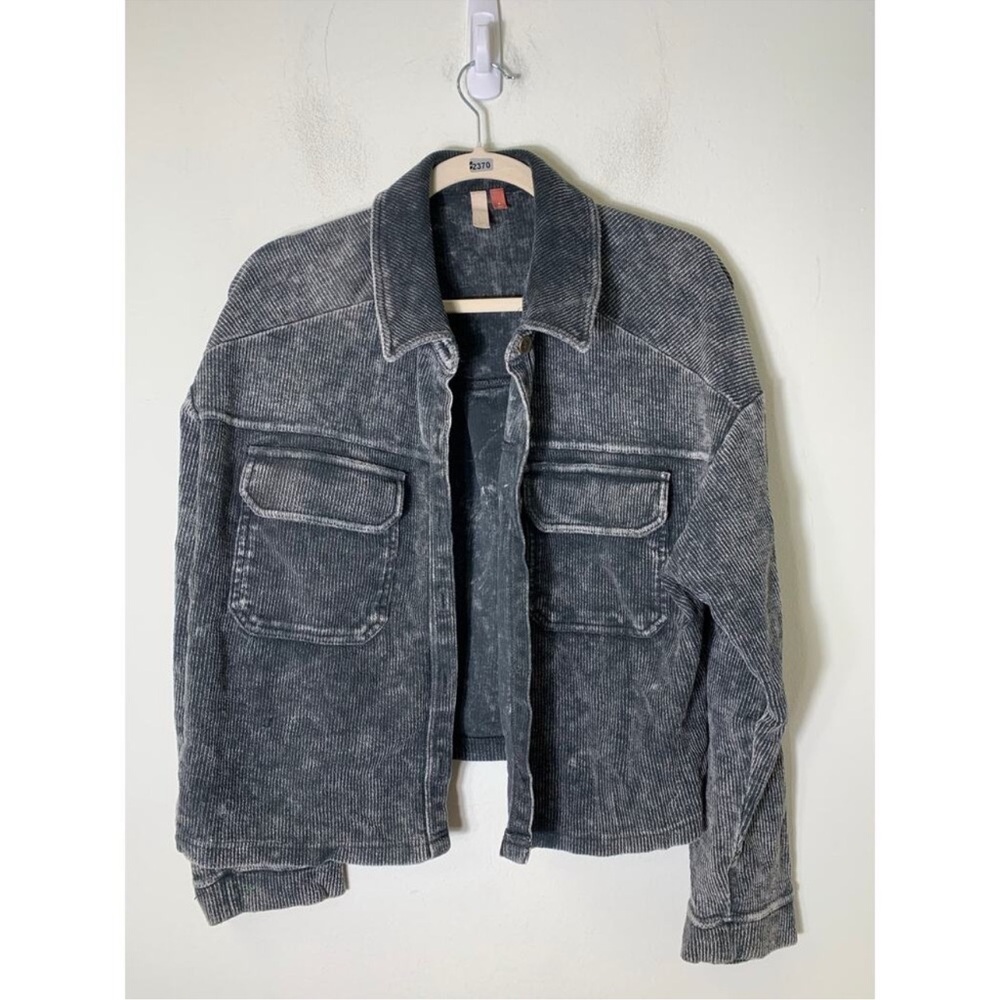Pilcro Cropped Button Up Shacket